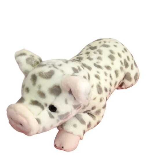 Miyoni By Aurora 17" Spotted Pig Plush Stuffed Animal Toy - Picture 1 of 6